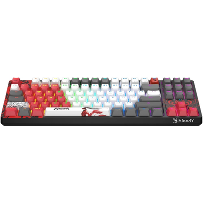 Игровая клавиатура A4Tech Bloody WS87 Naraka черный/красный