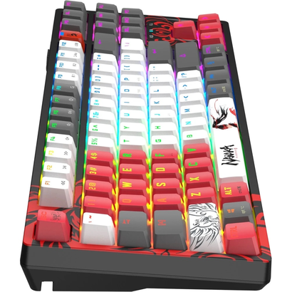 Игровая клавиатура A4Tech Bloody WS87 Naraka черный/красный