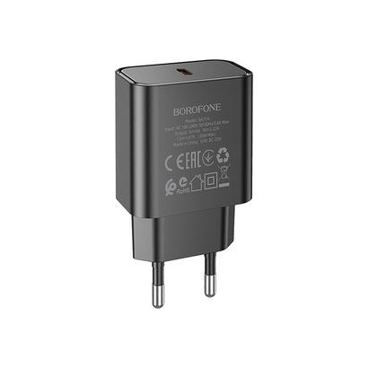 СЗУ Borofone BA71A Power single port PD20W  (чёрный)