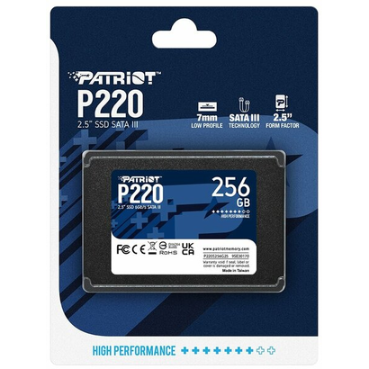 SSD 2.5'' 256Gb PATRIOT P220S256G25