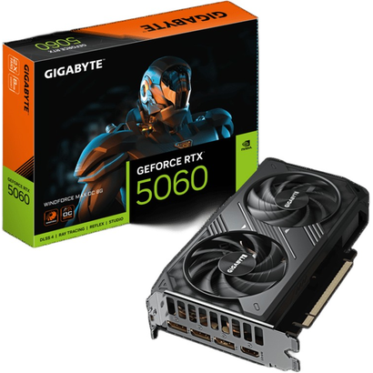 Видеокарта Gigabyte RTX 5060 GV-N5060WF2MAX OC-8GD