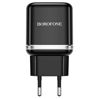 СЗУ Borofone BA36A High speed single port QC3.0, black